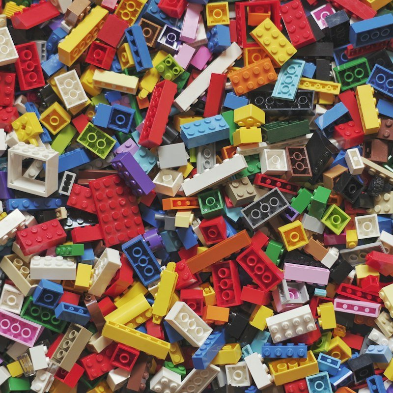 Wooden Building Blocks Set