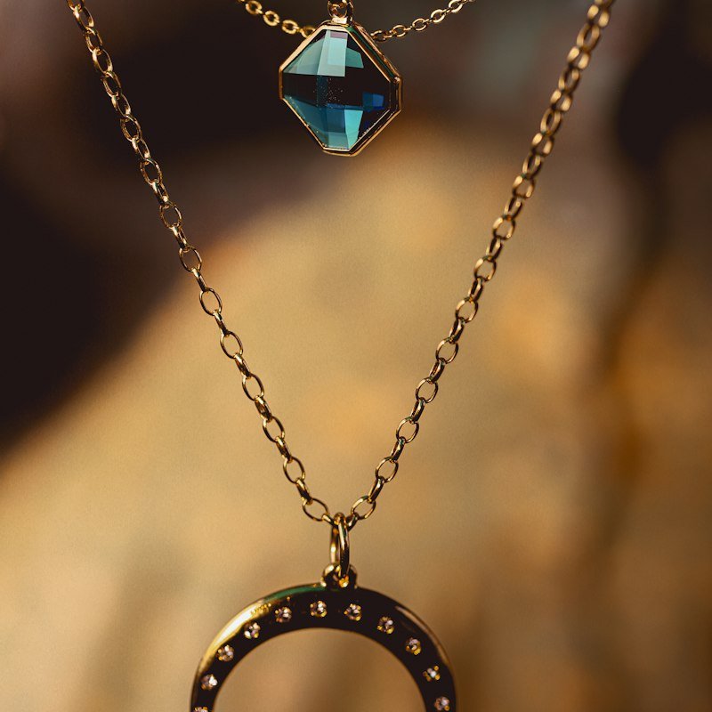 Gold-Plated Pendant Necklace